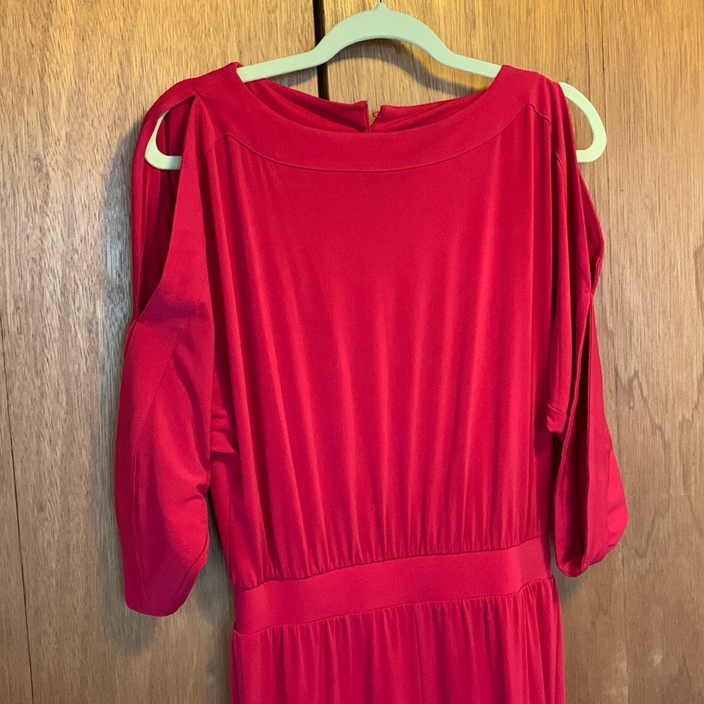 Women’s red jumpsuit